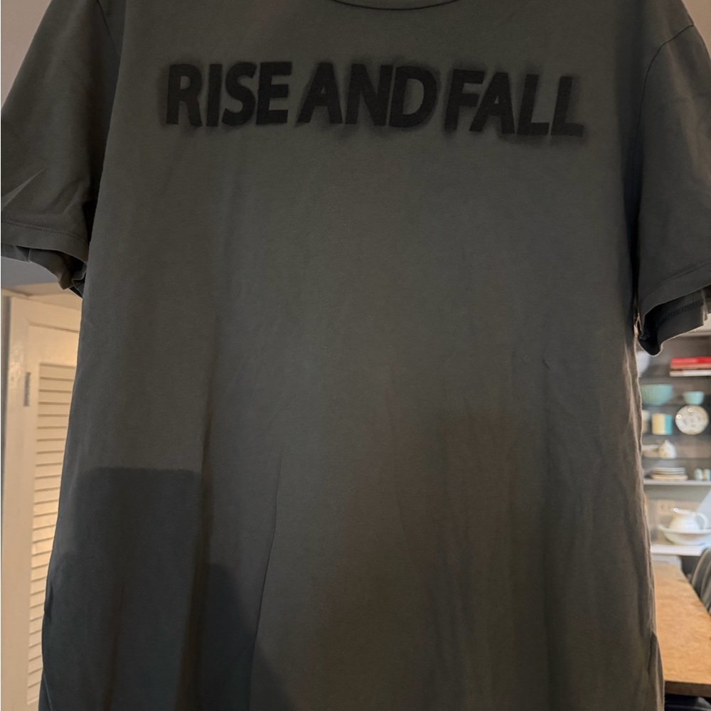 Zara Dark Gray 'Rise and Fall' T-Shirt